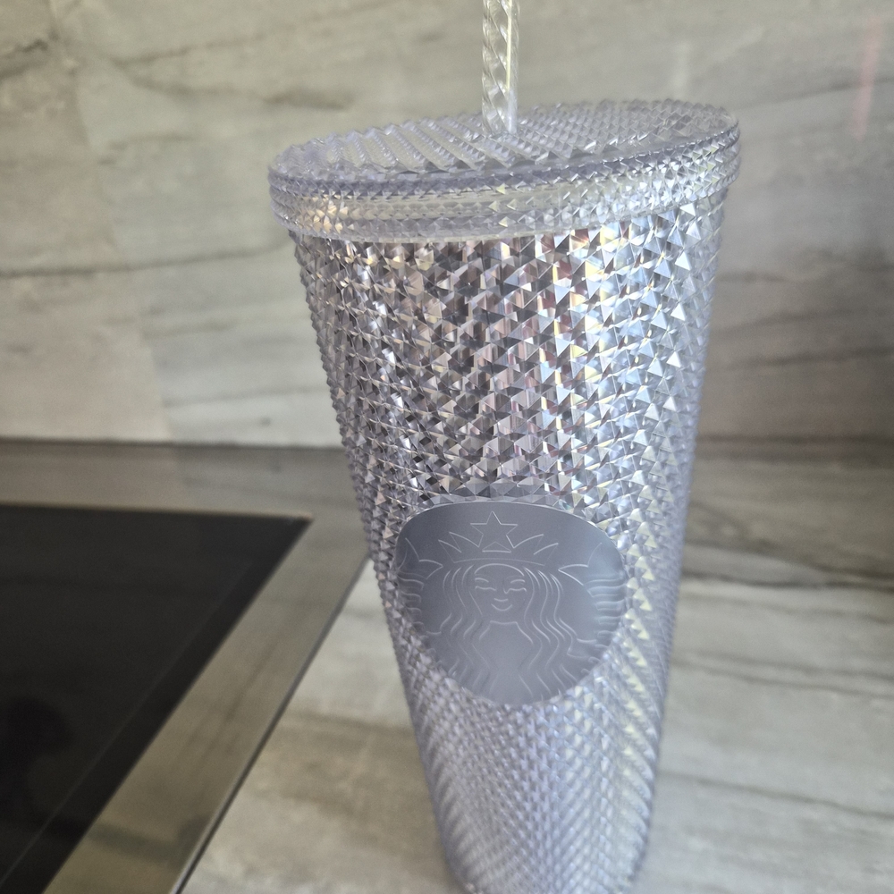 Starbucks Iridescent Tumbler with Straw